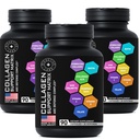 Age Defense Beauty Collagen Matrix - 2,000mg Multi Collagen Biotin Keratin Hyaluronic Acid Saw Palmetto Supplement Complex - DHT Blocker for Men & Women for Hair Growth - 3-PACK, 270 Gluten-Free Caps