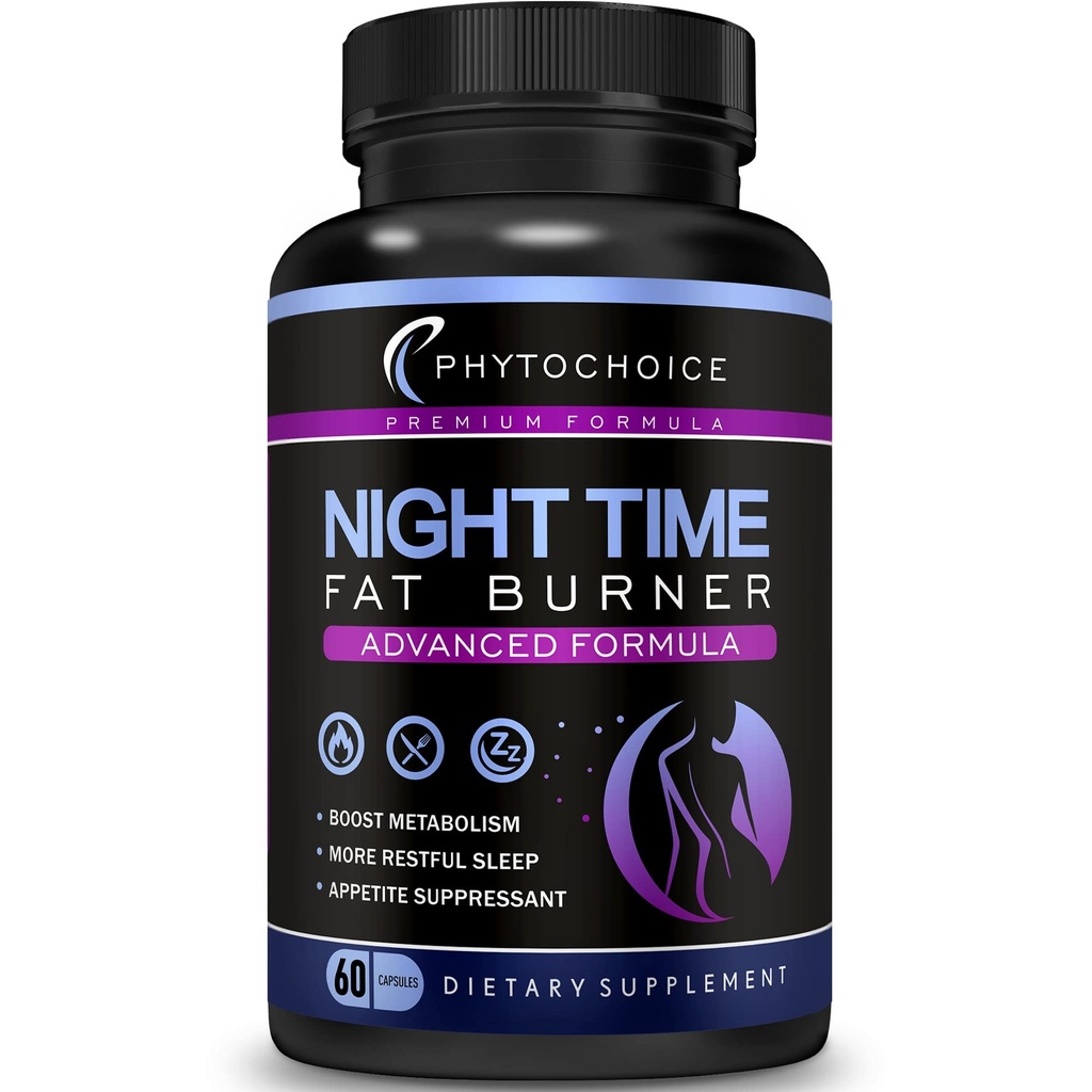 Nachtzeit Gewichtsverlust Pillen für Frauen-Carb Blocker Appetit Suppressant mit Melatonin-Fat Burner Diät Pillen, die schnell für Frauen-Nighttime Metabolismus Booster-Made in USA-1 Pack