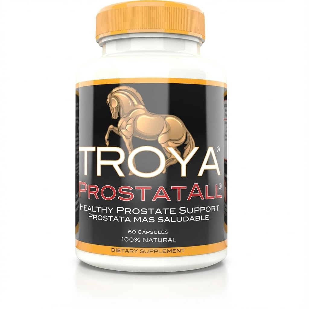 TROYA Ergänzung – Sägepalme, Zink, Stinging Nettle & Kürbis Seed Extract – 60 Kapseln – Unterstützt Prostata Gesundheit & Urinary Funktion