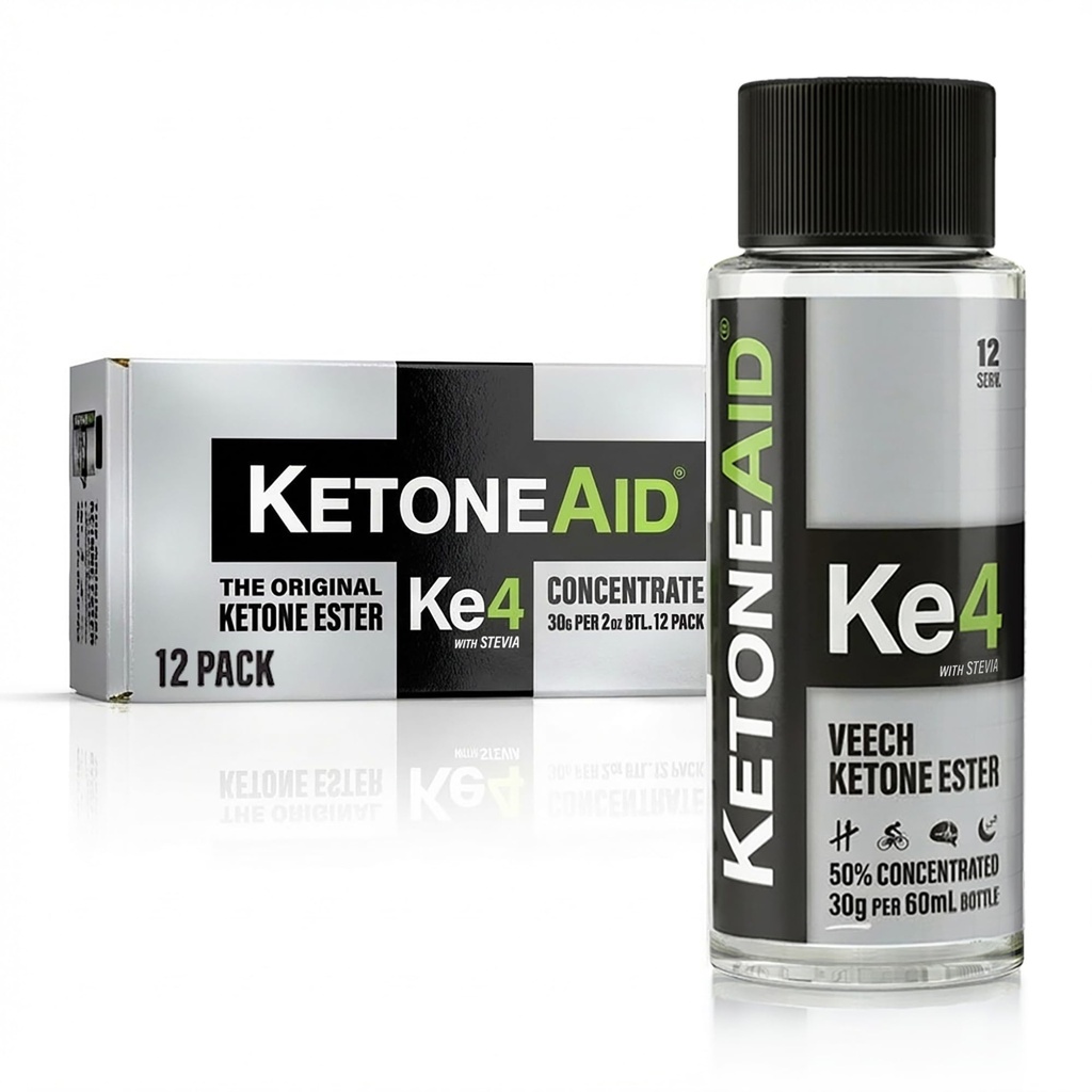 Ke4keton Ester Konzentrat | Nicht ein Ketonsalz, kein Zucker, kein Koffein | Exogene D-BHB Ester | 12 Servieren pro Flasche (12 Zähler)