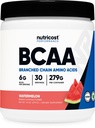 Nutricost BCAA Pulver (Watermelon, 30 Servierungen) - Optimal 2:1:1