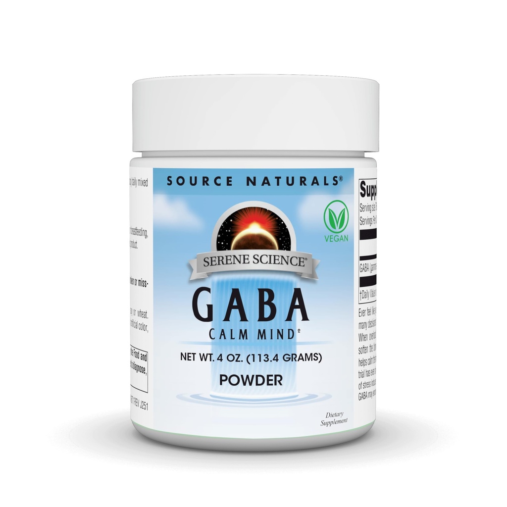Quelle Naturals Serene Science GABA, Calm Mind - 4 Unze Pulver