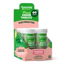 Erstaunliche Gras Elektrolyt Tabletten, Fizzy Greens Wasser Flavoring Tablet mit Vitaminen, Hydrate Erdbeer-Lemonade, 10 Count (Pack von 6) (Packaging Mai Vary)