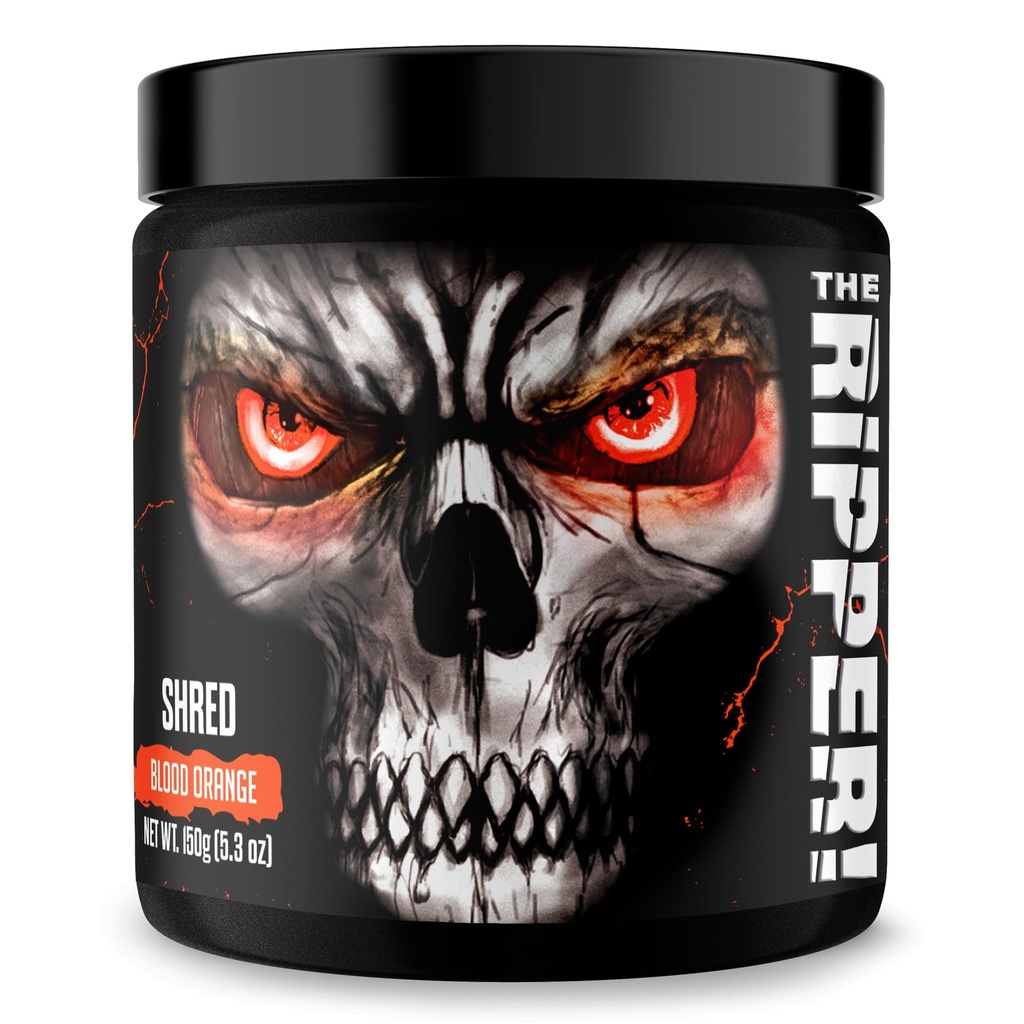 JNX SPORTS The Ripper! Shredding Thermogenic Fat Burner - Blut Orange 30 Servierungen | Advanced Fast Acting Thermogenic Pre-Workout, Appetite Suppressant, Extreme Energy for Men & Women