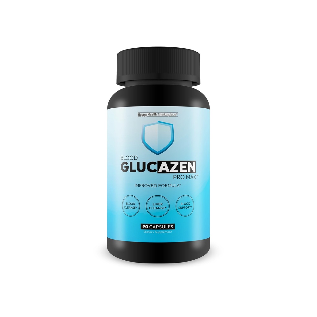 Blood GlucaZen Pro Max - Our Best Blood Support Cleanse for Healthy Blood Balance - Natural Sugar Protect Capsules - Pancrease Supplements - Inflammatory Health - Glucazen Drops Capsules - Gluc0 Zen