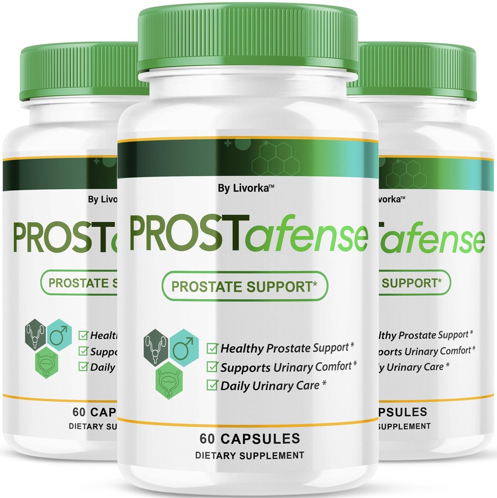 (3 Pack) Prostafense Health Supplements for Men Capsules - Official Prostafense Pills All Natural Support, Prostafence Maximum Strength Premium Formula for Daily Wellness, 180 Capsules For 3 Months