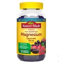 Nature Made High Absorption Magnesium Glycinate Gummies - 100 mg per Serving - Supports Muscle Function & Relaxation - Delicious Berry Flavor -90 Gummies