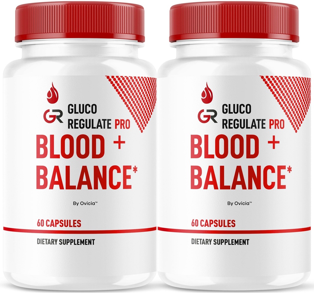 (2 Pack) Gluco Regulate Capsules - Official GlucoRegulate Pills Advanced Premium Formula Support Maximum Strength, All Natural Ingredients for Overall Health & Wellness, 120 Capsules for 2 Months
