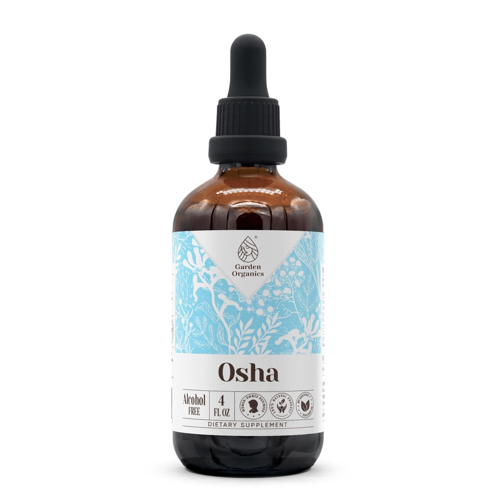 OSHA Alcohol-Free Natural Tincture Extract, Immune System Booster, Liquid Drops Made from 100% (4 fl oz)