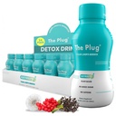 Der Plug Liver Cleanse Detox & Repair Drink - Pflanzenbasierte Kräuterelektrolyt-Getränke für Leberunterstützung & Gesundheit, Bloating Relief, Wiederherstellen Antioxidantien & Minerals | Liver Complex Energy Drink (24-Pack)