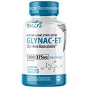 Nutri NAC Ethyl Ester + Glycin - Extra Strength 375mg - NACET withe Selen - 80% Bioverfügbarkeit - N-Acetylcystein - Anti Aging Supplement, Boost Glutathione - 60 Kapseln - 3rd Party Tested