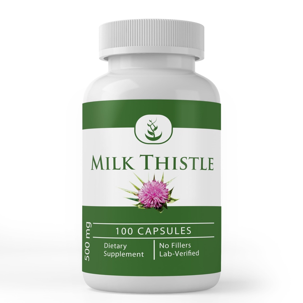 Pure Original Zutaten Milchdistel (100 Kapseln) Kein Magnesium oder Reisfüller, Immer rein