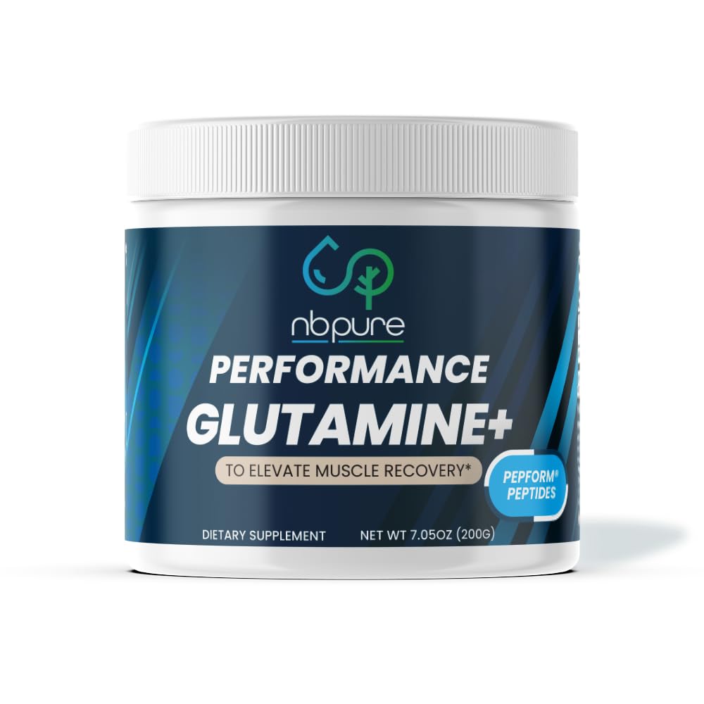 nbpure Performance Glutamine+: PepFormTM Glutamine Peptide – Non-GMO Muskel Erholung & Gut Gesundheit – Leaky Gut, Immununterstützung