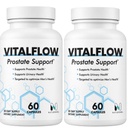 Vitalflow Prostate Support (2-Bottles) with Saw Palmetto 200mg, Pygeum, Plant Sterols, Mushroom Blend, Zinc & Selenium - Supports Urinary Flow, Bladder Health & Prostate Wellness | Vital flow