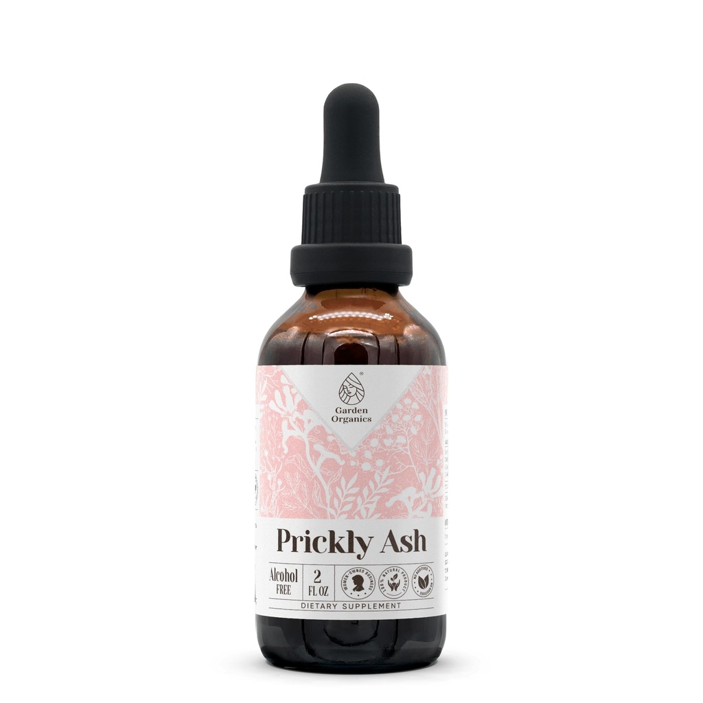 Prickly Ash Alcohol-Free Natural Tincture Extract, Immune System Booster, Liquid Drops Made from 100% (2 fl oz)