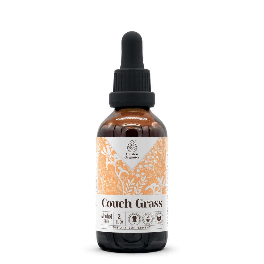 Couch Grass Alcohol-Free Natural Tincture Extract, Immune System Booster, Liquid Drops Made from 100% Couch Grass (Elymus repens) Dried Root (2 fl oz)