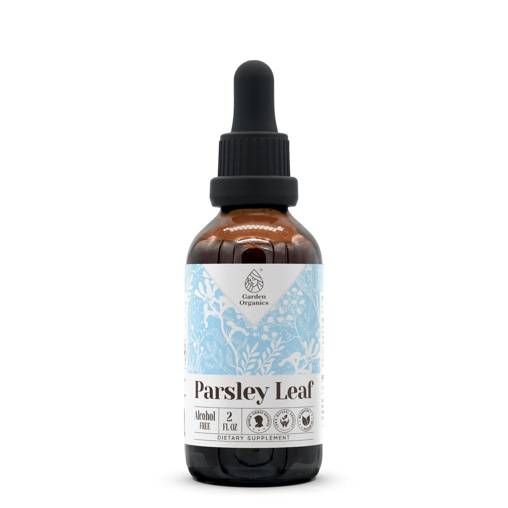 Parsley Leaf Alcohol-Free Natural Tincture Extract, Immune System Booster, Liquid Drops Made from 100% (2 fl oz)