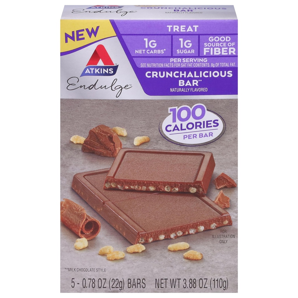 Atkins, Diet Treats Crunchalicious Bar, 3.88 Ounce