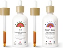 Rainbo Fan Favorite Bundle, 11:11 Mehr Pilz-Extrakt + Lion's Mane Mushroom Tincture, Dual Extract Tägliche Pilz-Tinkturen für umfassende Immununterstützung, Vegan Liquid Mushroom Supplements