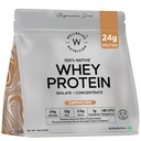 Wellbeing Nutrition Clean Whey Protein Isolate & Concentrate 1Kg Cappuccino | 24g Protein, Clinically Proven Velositol 2x Muscle Protein Synthesis, 4B CFU Probiotics & Digestive Enzymes, Easy to Digest