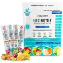 NaturalSlim Hydration & Energy Drink Mix, Variety Pack, 16 Stick Packs | With Prebiotics, Gut Health Support, Sugar-Free Electrolytes Powder Packets