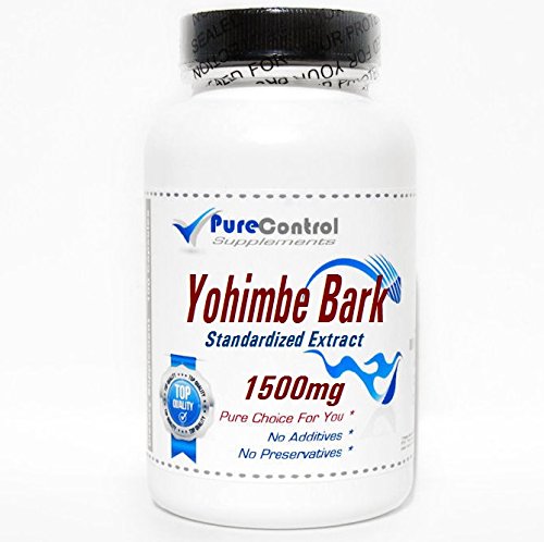 Yohimbe Bark Standardisierte Extrakt 1500mg // 200 Kapseln // Pure // von PureControl Supplements
