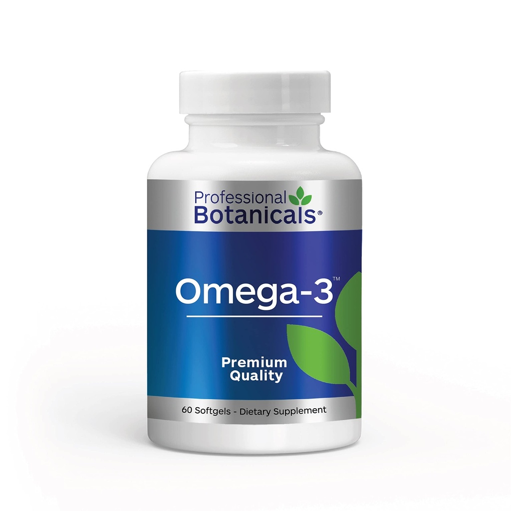 Professional Botanicals - Omega 3 Marine Lipid EPA (Eicosapentaenoic Acid) (900 mg), DHA (Docosahexaenoic Acid) (600 mg), Vitamin E (D-Alpha Tocopherol) (3mg) - 60 Soft Gels