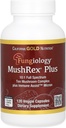 California Gold Nutrition Fungiology, MushRex Plus, Full-Spectrum Ten Mushroom Complex mit Agaricus, Chaga, Cordyceps und Lion's Mane, 120 Plantcaps