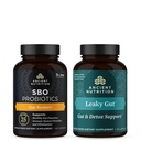 Antike Ernährung SBO Gut Restore Probiotics Kapseln, 60 Zähler + Leck Gut Kapseln, 60 Zähler