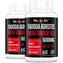 1600mg Fadogia Agrestis Tongkat Ali Supplement, Fadogia Agrestis Extrakt für Männer mit Ashwagandha - Maximale Stärke, 120 Softgels