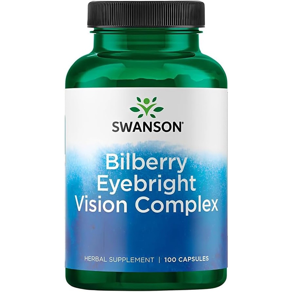 Swanson Bilberry Eyebright Vision Complex (100 Kapseln)