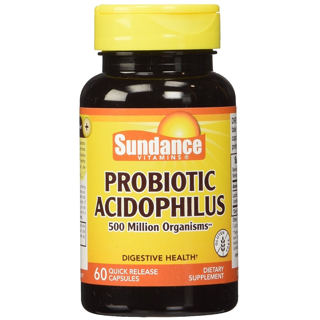 Sundance Probiotic Acidophilus 500 Million Active Cultures