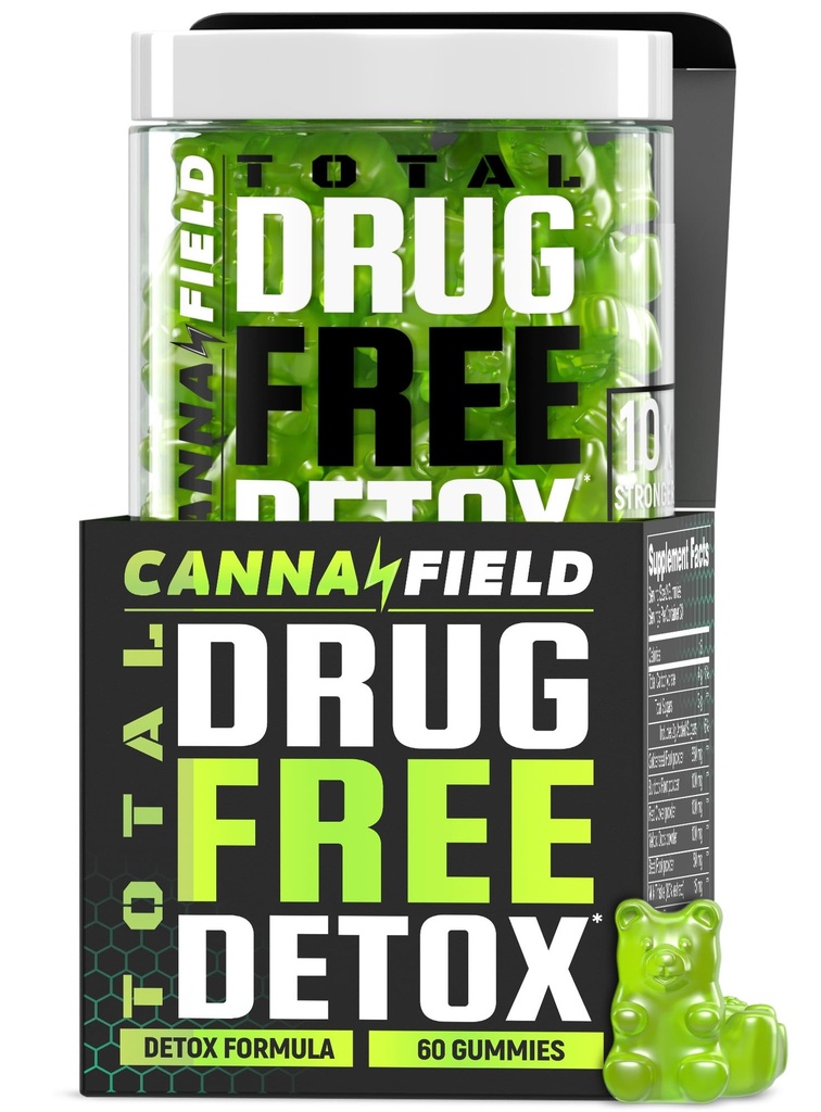 Full Body Cleanse Detox Gummis, Leber, Gut & Nieren Cleanse Detox & Repair mit Milch Thistle & Duck Flower Plant, komplette Digestive Health Supplement, Heavy Metal Cleanse für Erwachsene Frauen & Männer
