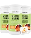 NaturalSlim Metabolic Vitamins, Multivitamin for Women & Men, 3 Pack | Multivitamin for Women and Men, Supports Energy, Metabolism and Nutrient Absorption, Digestive Enzymes, 30 Daily Packs Each