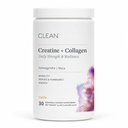 Clean Creatine 5g + Collagen 5g, Muscle & Joint Support, Vanilla 30 Day | Creatine fuels strength, power & muscle recovery while collagen supports joint comfort, skin elasticity & connective tissue