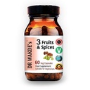 DR WAKDE'S 3 Fruits & Spices Capsules (60 Veg Caps, Digestive Support, Triphala and Trikatu, Ayurvedic Supplement, Vegan, Herbal, All Natural, Made in UK)