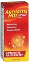 Arthritis Hot Penetrating Pain Relief Creme 3 oz., Fast Acting Creme with Menthol 10% (Pack of 8)
