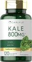 Carlyle Kale Extrakt 800mg | 120 Kapseln | Non-GMO und Gluten kostenlos