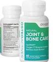 Oxygen Nutrition OsteoActives Formel All-Natural Ernährungsunterstützung für Gelenke, Knochen und Connective Tissue - 60 Count Pill Bottle- Gemüse Kapseln (Packaging May Vary)