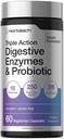Horbäach Digestive Enzymes and Probiotic | 60 Capsules