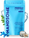 Handsome, Marine Collagen Tabletten mit Aloe Vera, hydrolysierte Collagen Ergänzungen für Männer, 60 Kapseln pro Pouch