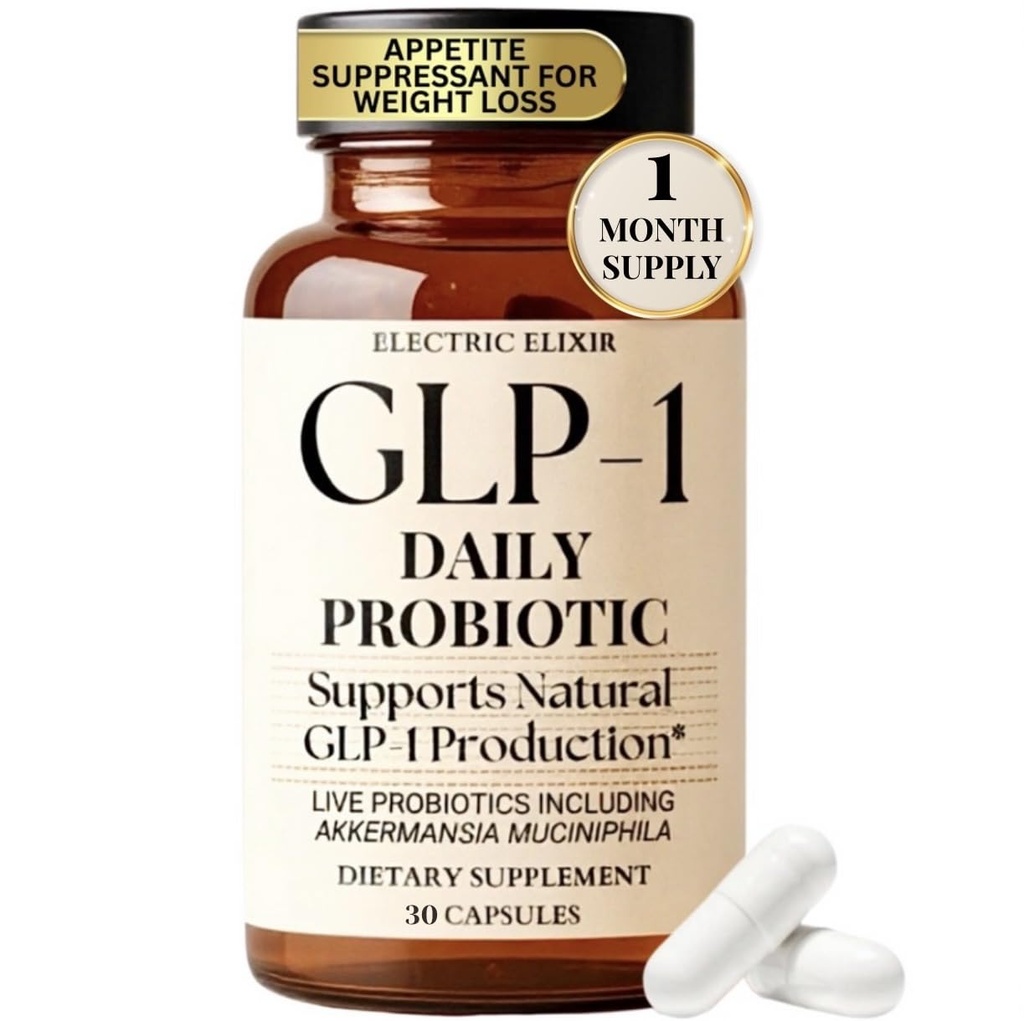 GLP-1 Supplement for Weight Loss with Akkermansia - Curb Appetite, Naturally Support GLP1 Production, Probiotic for Weight & Gut Management - Vegan and Gluten Free, for Men & Women (30 Capsules)