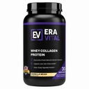 ERA Vital Whey Collagen Protein Powder Vanilla Bean – 17G Whey Protein + 5G Collagen Low Carb Protein Supplement for Muscle Recovery Joint & Skin Support 30 Servings 718.5 gm (25.34oz)