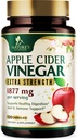 Apfelessig Kapseln 1877mg - Extra Strength Detox & Cleanse mit Vitamin D & Zink - Premium ACV Pillen mit Joint Natural Digestion & Immune Support - Vegetarische Ergänzung - 120 Kapseln