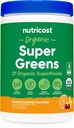 Nutricost Organic Super Greens Pulver (30 Servierungen) Orange Sunrise Flavor - Superfood Supplement Drink Mix
