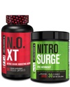 Jacked Factory Pre Workout Stack - N.O XT Nitric Oxid Booster & NITROSURGE High Energy Pre Workout Fuel