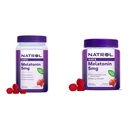Natrol Melatonin 5mg Gummis 140ct & 90ct Strawberry Schlafunterstützung
