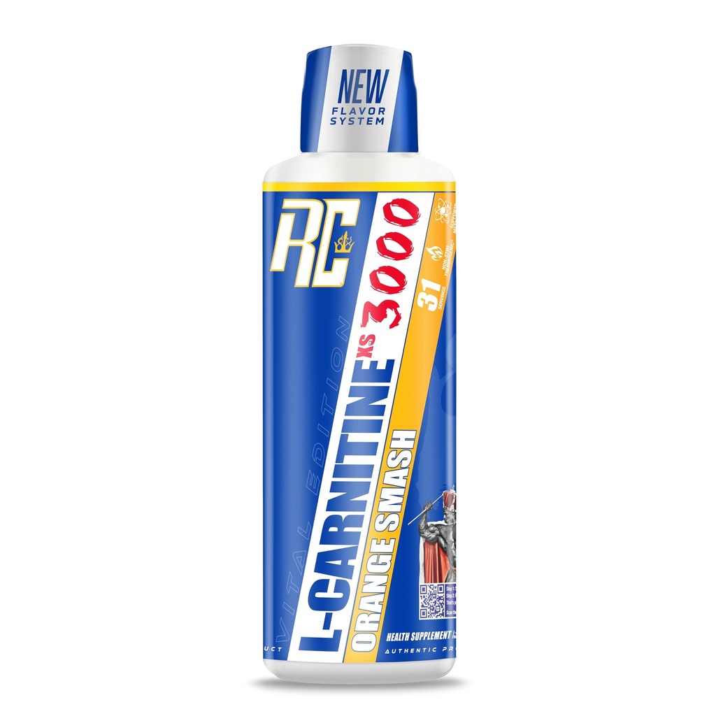 Ronnie Coleman Signature Series L-Carnitine XS 3000mg Liquid, Orange Smash (31 Servings, 465ml)
