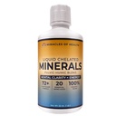 Liquid Chelat Minerals - Organic Humic Fulvic Mineral Blend - 72+ Plant-Based Minerals, 20 Essential Amino Acids - 100% natürlich - 1 Monat Versorgung, 32 fl. oz