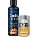 Censor NDS Nutrition Fat Loss-Body Toner mit CLA (90 Softgels) & Siren Labs L-Carnitine Elite Burn Fat Loss Support Malibu Beach Blast 3000 mg (32 Portionen)